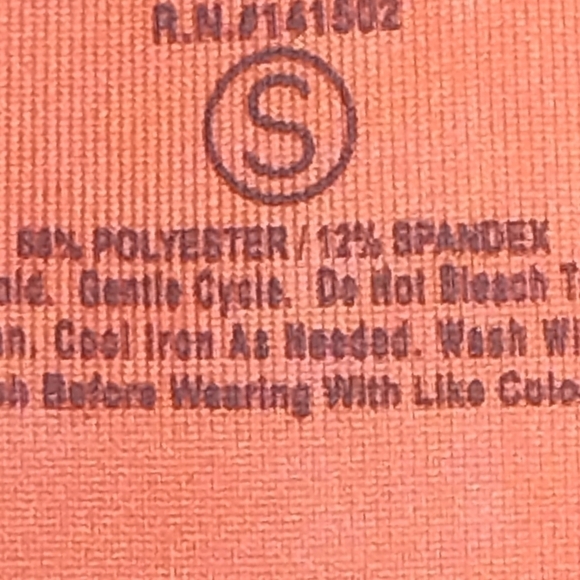 Evolution and Creation gym attire junior tie dye orange Size: S - Picture 4 of 4